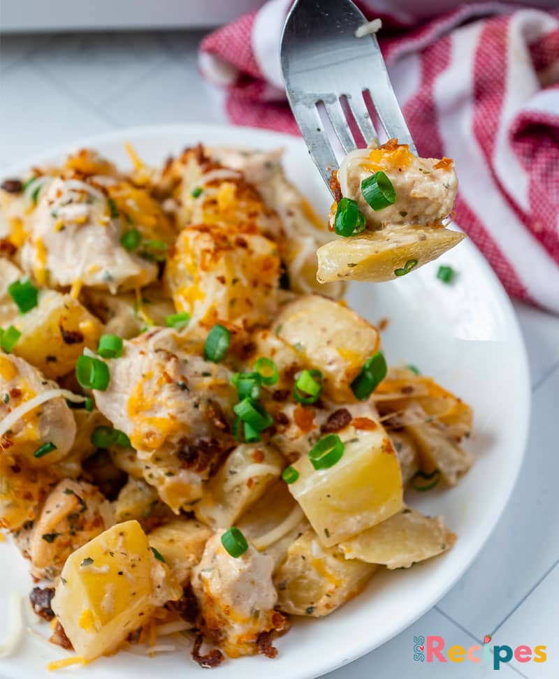 Loaded Potato Ranch Chicken Casserole - Recipe