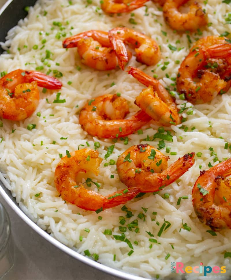 Easy Prawn Risotto With Peas
