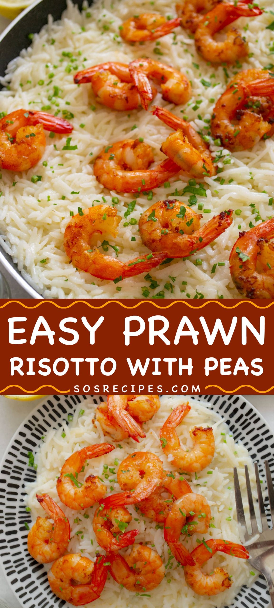 Easy Prawn Risotto With Peas