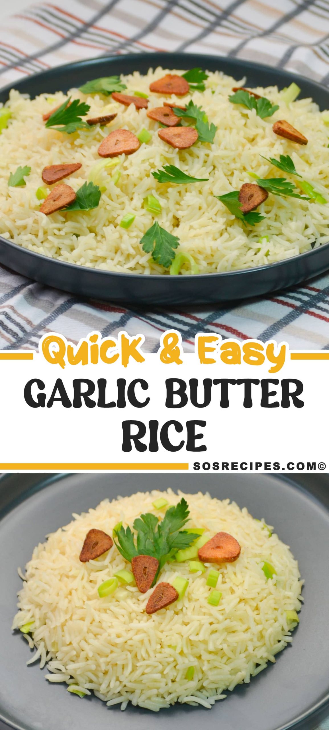 Garlic Butter Rice Recipe - Sos Recipes