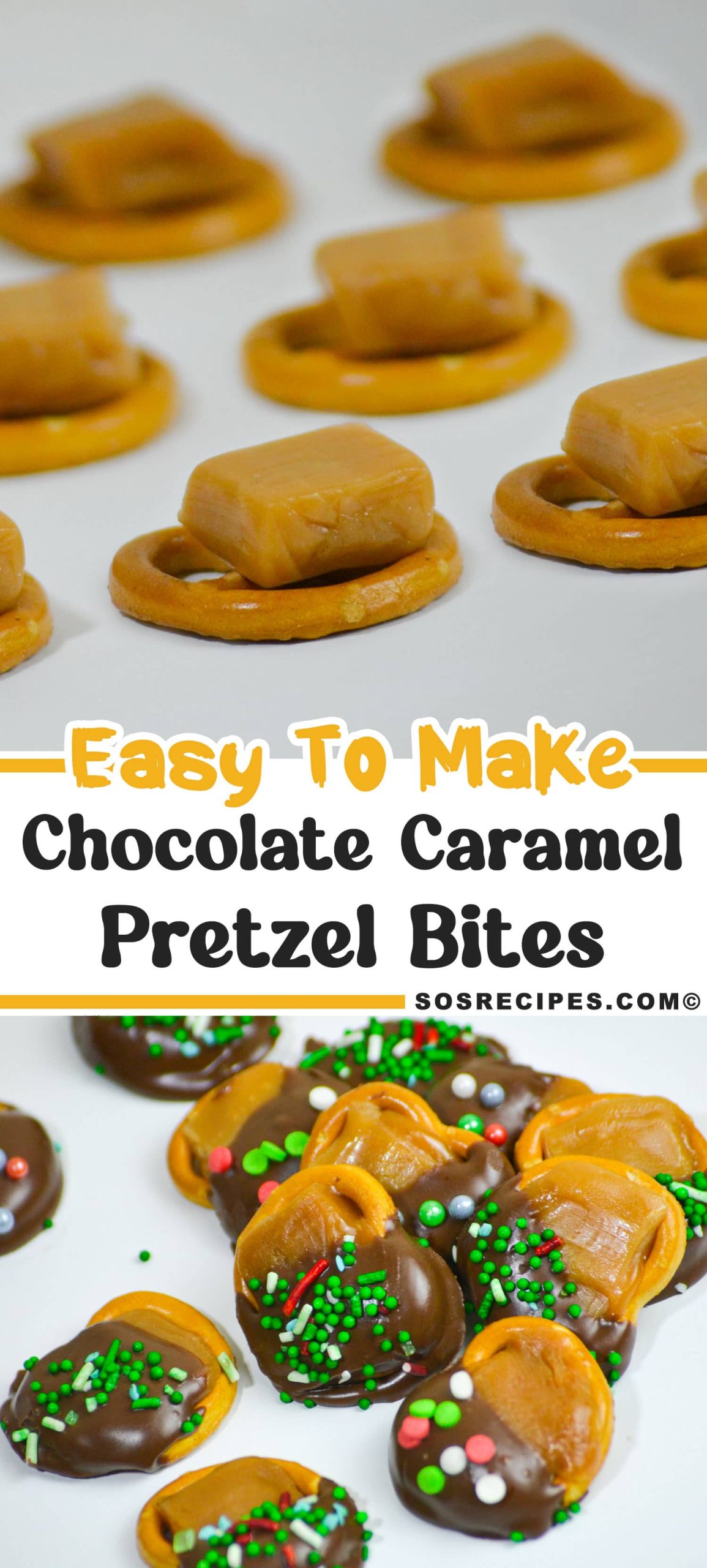 Easy Chocolate Caramel Pretzel Bites Recipe Sos Recipes 