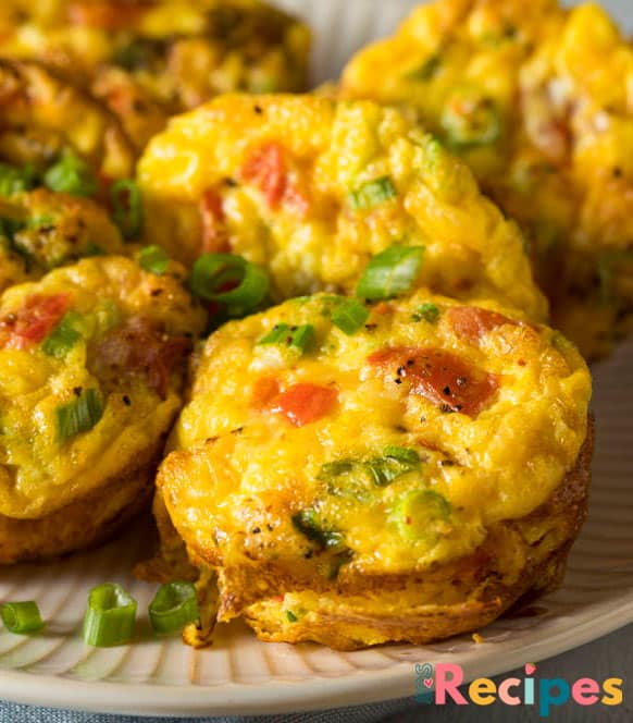 Ham Egg and Cheese Hash Brown Breakfast Muffins - Sos Recipes