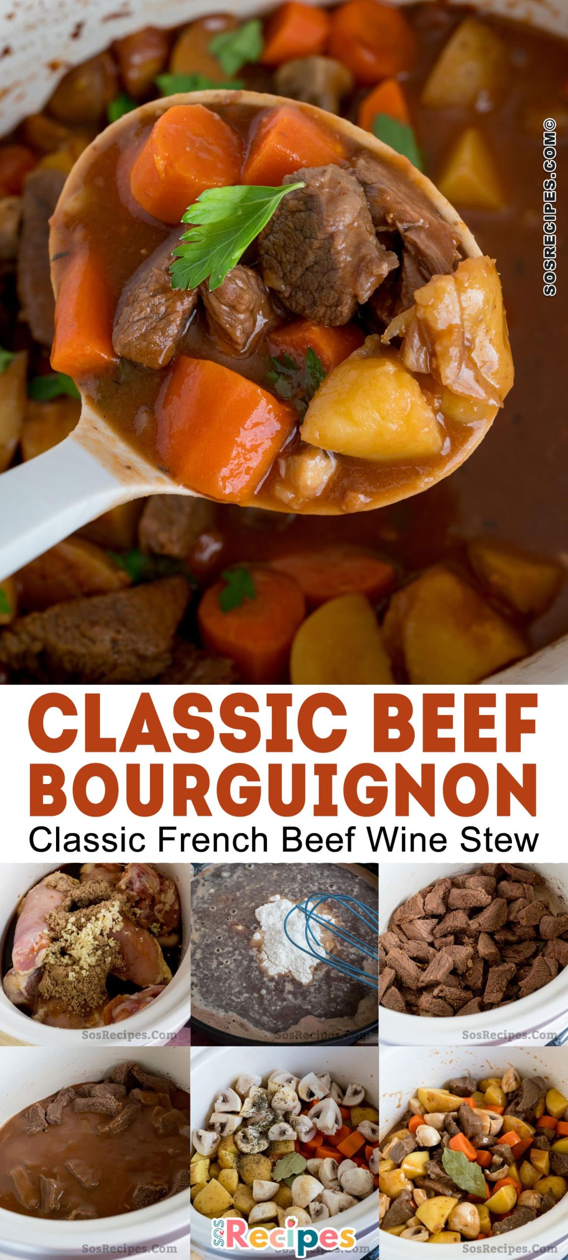 Slow Cooker Beef Bourguignon Recipe Sos Recipes